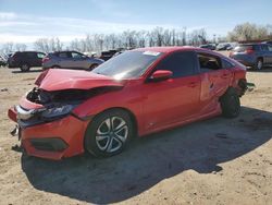 Honda salvage cars for sale: 2017 Honda Civic LX