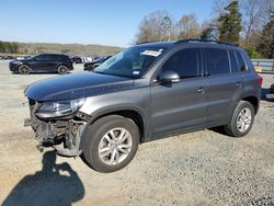 Salvage cars for sale at Concord, NC auction: 2017 Volkswagen Tiguan S