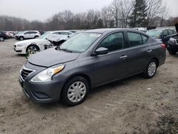 Salvage cars for sale at North Billerica, MA auction: 2016 Nissan Versa S