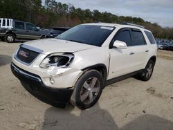 Salvage cars for sale at Seaford, DE auction: 2010 GMC Acadia SLT-1