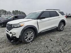 Salvage cars for sale at Loganville, GA auction: 2022 Ford Explorer XLT