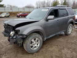 Salvage cars for sale from Copart Davison, MI: 2012 Ford Escape Limited