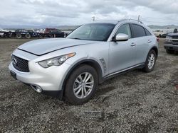 Salvage cars for sale at Vallejo, CA auction: 2017 Infiniti QX70