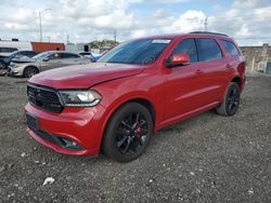 Salvage cars for sale from Copart Homestead, FL: 2017 Dodge Durango GT