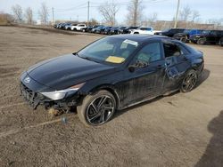 Salvage cars for sale from Copart Montreal Est, QC: 2021 Hyundai Elantra N Line