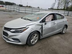 Salvage cars for sale at Dunn, NC auction: 2018 Chevrolet Cruze LT