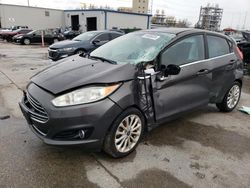 Salvage cars for sale at New Orleans, LA auction: 2017 Ford Fiesta Titanium