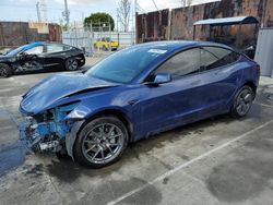 Salvage cars for sale from Copart Wilmington, CA: 2022 Tesla Model 3