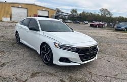 Honda salvage cars for sale: 2022 Honda Accord Sport