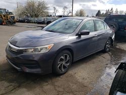 Vehiculos salvage en venta de Copart Woodburn, OR: 2017 Honda Accord LX