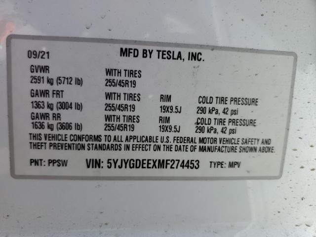 2021 Tesla Model Y