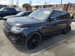 Salvage cars for sale at Wilmington, CA auction: 2014 Land Rover Range Rover HSE