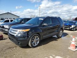 Salvage cars for sale from Copart Pekin, IL: 2015 Ford Explorer XLT