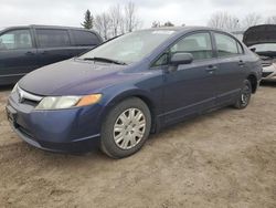 Honda Civic DX Vehiculos salvage en venta: 2007 Honda Civic DX