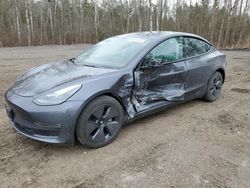 Salvage cars for sale from Copart Bowmanville, ON: 2023 Tesla Model 3