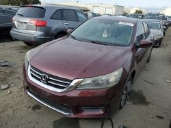 Salvage cars for sale at Martinez, CA auction: 2015 Honda Accord LX