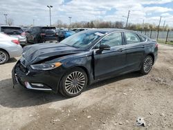 Salvage cars for sale at Indianapolis, IN auction: 2017 Ford Fusion SE