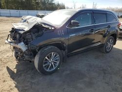 Vehiculos salvage en venta de Copart Bowmanville, ON: 2017 Toyota Highlander Hybrid