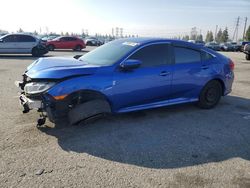 Honda salvage cars for sale: 2019 Honda Civic LX