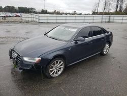 Salvage cars for sale from Copart Dunn, NC: 2016 Audi A4 Premium S-Line