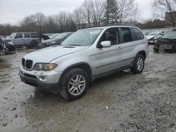 Salvage cars for sale at North Billerica, MA auction: 2005 BMW X5 3.0I