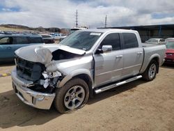 Salvage trucks for sale at Colorado Springs, CO auction: 2017 Dodge 1500 Laramie