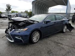 Salvage cars for sale at Miami, FL auction: 2016 Lexus ES 350