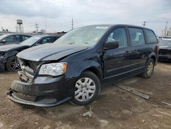 Salvage cars for sale from Copart Chicago Heights, IL: 2015 Dodge Grand Caravan SE