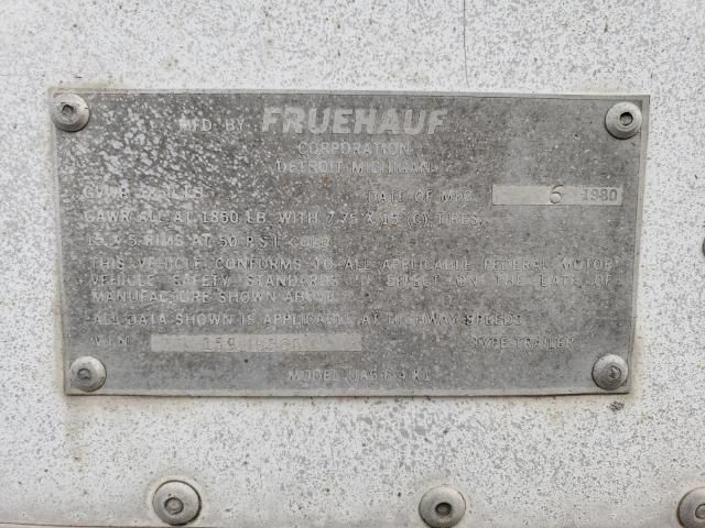 1980 Fruehauf Trailer