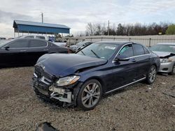 Mercedes-Benz C-Class salvage cars for sale: 2015 Mercedes-Benz C300