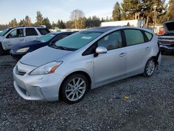 Toyota Prius salvage cars for sale: 2012 Toyota Prius V