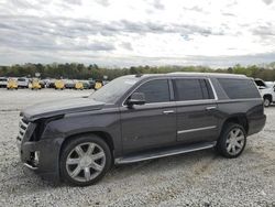 Salvage cars for sale from Copart Ellenwood, GA: 2015 Cadillac Escalade ESV Luxury