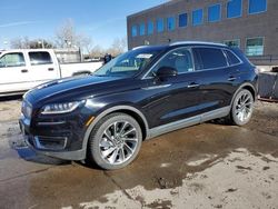 Lincoln Nautilus salvage cars for sale: 2019 Lincoln Nautilus Reserve