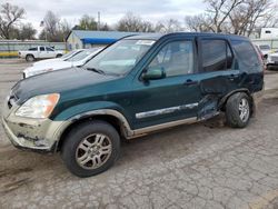 Vehiculos salvage en venta de Copart Wichita, KS: 2002 Honda CR-V EX