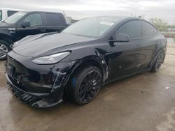Salvage cars for sale from Copart Grand Prairie, TX: 2022 Tesla Model Y