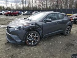 Toyota C-HR salvage cars for sale: 2018 Toyota C-HR XLE