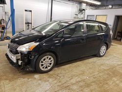 Salvage cars for sale from Copart Wheeling, IL: 2012 Toyota Prius V