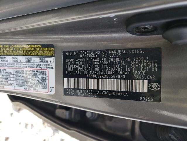 2005 Toyota Camry LE