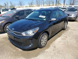 Salvage cars for sale at Bridgeton, MO auction: 2018 KIA Rio LX