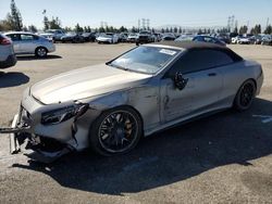 Salvage cars for sale from Copart Rancho Cucamonga, CA: 2018 Mercedes-Benz S 63 AMG 4matic