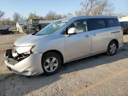 Salvage cars for sale at Wichita, KS auction: 2014 Nissan Quest S