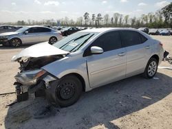 Salvage cars for sale from Copart Houston, TX: 2016 Toyota Corolla L