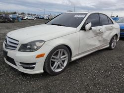 Salvage cars for sale from Copart Eugene, OR: 2012 Mercedes-Benz C 300 4matic