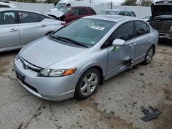 Honda salvage cars for sale: 2008 Honda Civic EX