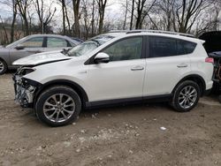 Toyota Rav4 salvage cars for sale: 2017 Toyota Rav4 HV Limited