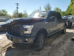 Salvage cars for sale at Midway, FL auction: 2016 Ford F150 Supercrew