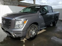 Salvage cars for sale from Copart West Palm Beach, FL: 2021 Nissan Titan SV