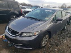 Honda Civic LX salvage cars for sale: 2015 Honda Civic LX