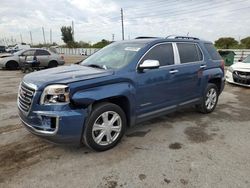 Salvage cars for sale from Copart Miami, FL: 2016 GMC Terrain SLT