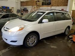 Salvage cars for sale from Copart Ham Lake, MN: 2008 Toyota Sienna XLE